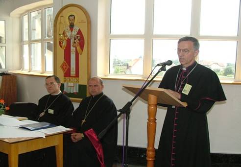 Фото Відкриття конференції ординарієм Мукачівської дієцезії Римо-католицької церкви в Україні єпископом Майнеком Анталом 